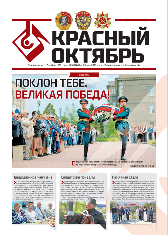 Выпуск № 266 от 20 мая 2025 г